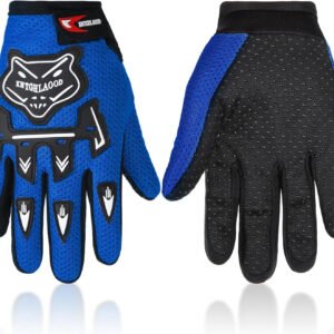 Motorcycle Gloves Riding Dirty Bike Gloves Racing Winter Power Sports Supplies for Riding Cycling Hiking Outdoor(Royal Blue,7.09 X 3.55 Inches)