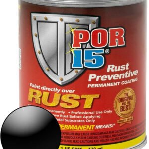 Rust Preventive Coating, Stop Rust and Corrosion Permanently, Anti-Rust, Non-Porous Protective Barrier, 16 Fluid Ounces, Gloss Black