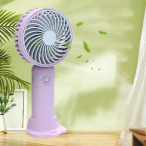 Portable Coolings Fan Personal Mini Air Cooling Fan for Room Air Fans Cooling for Room Mini Desktop Table Cool Fan, for Travel Home Office and Bedroom (Purple)