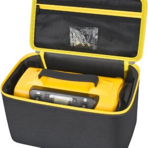 Air Compressor Storage Bag Compatible with Astroai Tire Inflator for Car Tire Pump 150PSI 12V DC/110V AC, Air Pump Carrying Case Holder for Cigarette Lighter Extension Cord and Batteries (Black)