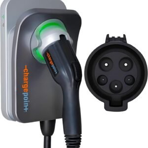 Homeflex Level 2 EV Charger J1772, Hardwired for Electric Car - Fast Smart Battery Power Charging at Home for Electric Automobile Vehicles